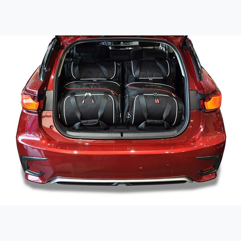 KJUST Lexus Ct 2010-2021 set di borse portabagagli 4 pezzi nero. 12
