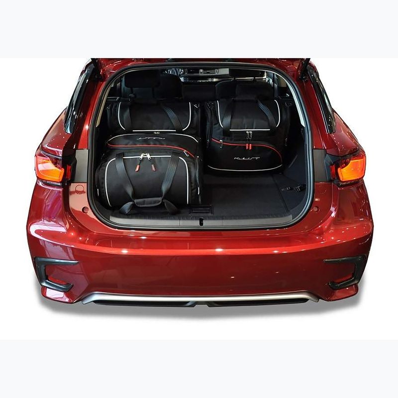 KJUST Lexus Ct 2010-2021 set di borse portabagagli 4 pezzi nero. 13