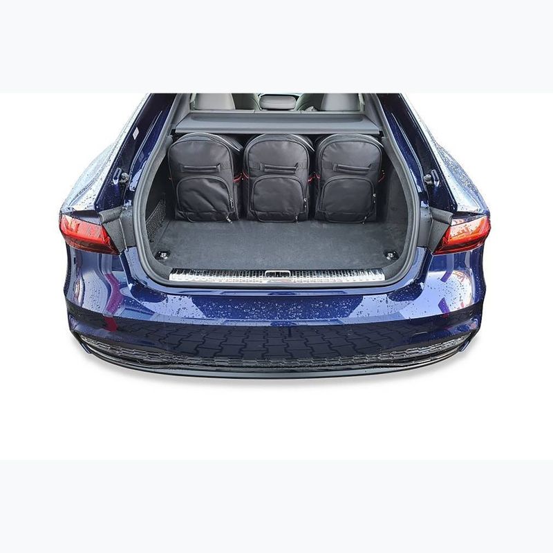 KJUST Audi A7 Phev set di borse per bagagliaio 2019+ 5 pezzi nero 16