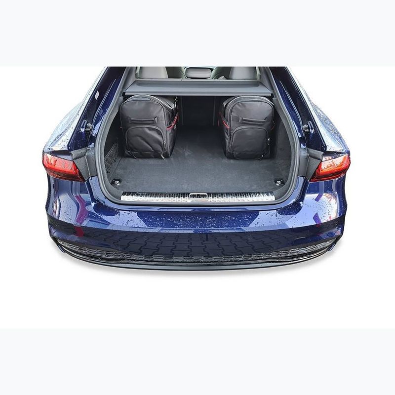 KJUST Audi A7 Phev set di borse per bagagliaio 2019+ 5 pezzi nero 17