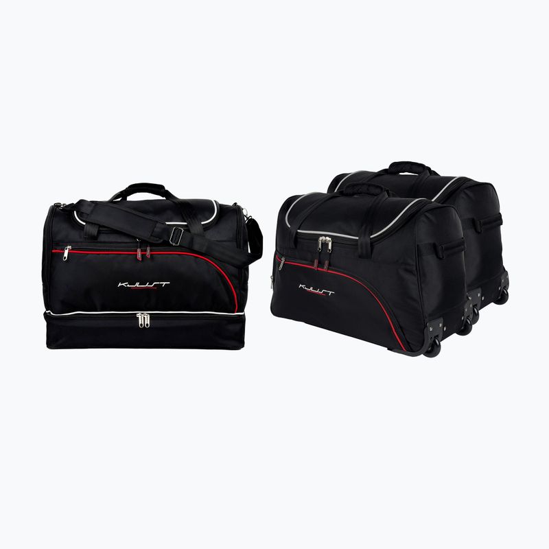 KJUST Audi A3 Sportback set borse bagagliaio 2020+ 3 pezzi nero