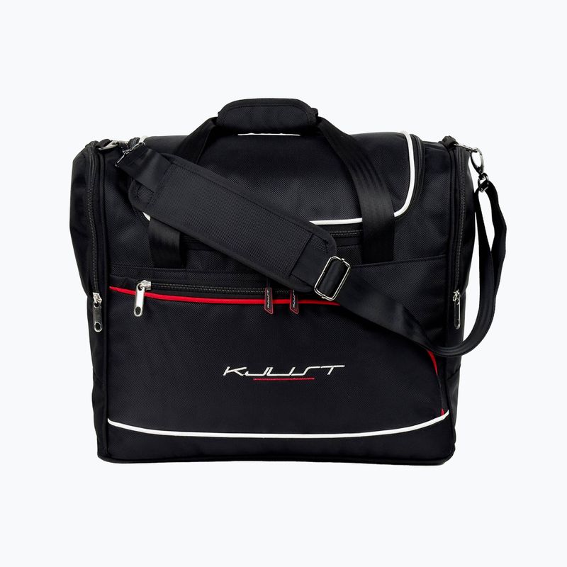 KJUST Audi A4 Allroad 2016+ set di borse per bagagliaio 5 pezzi nero 4