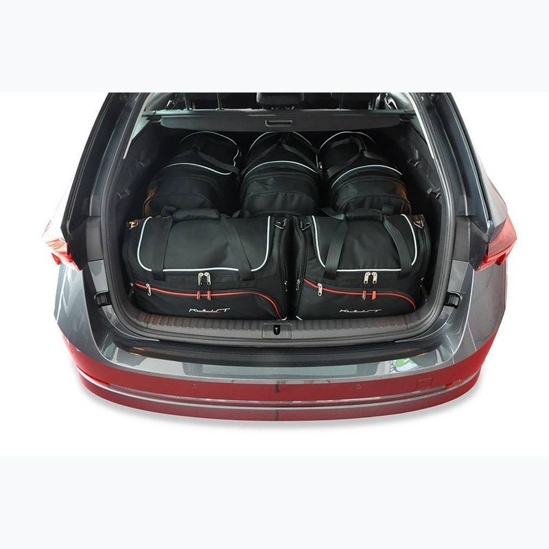 KJUST Skoda Octavia Combi 2020+ 5 set di borse portabagagli nero. 11
