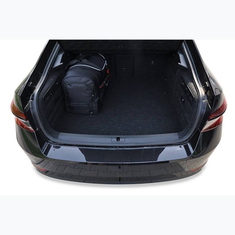 KJUST Skoda Superb Iv Liftback Plug-In Hybrid 2019+ set di 5 borse da viaggio nere. 15