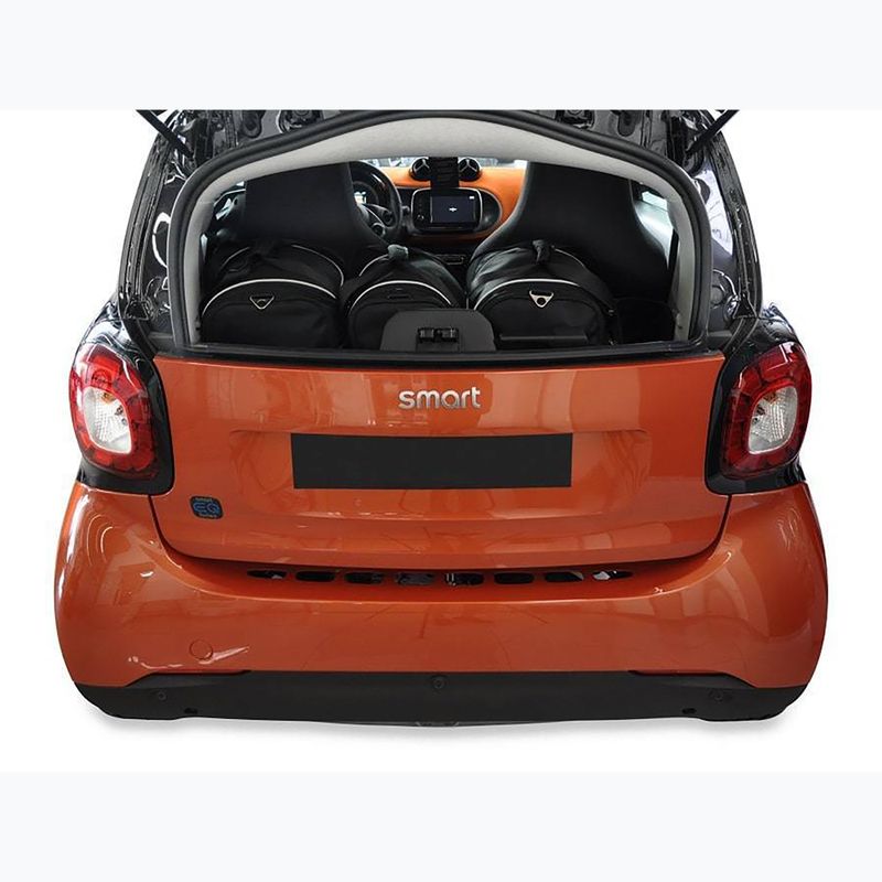 KJUST Smart Fortwo Coupe Ev 2020+ Set di 3 borse portabagagli nero. 17