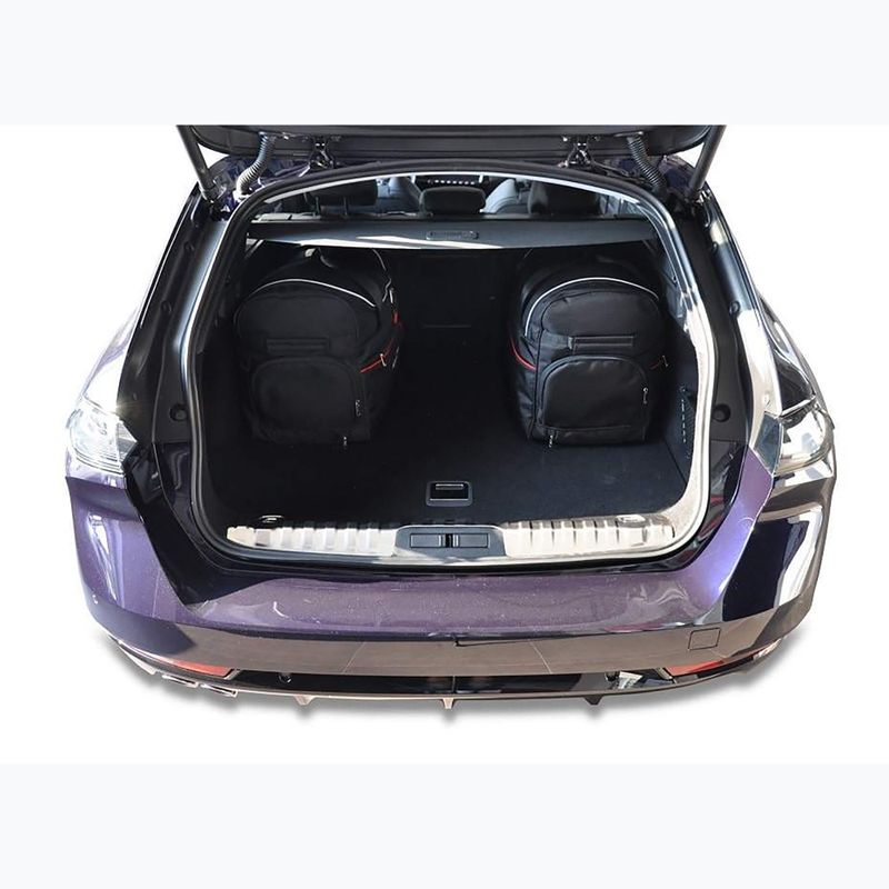 Set di borse KJUST per Peugeot 508 Sw Hybrid Phev 2019+ 5 pezzi nero. 14