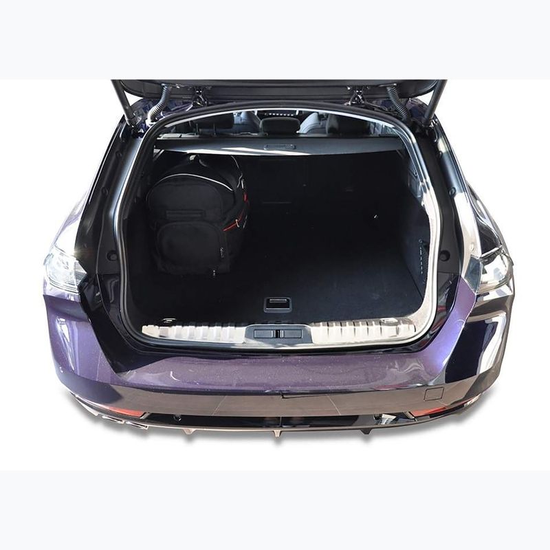 Set di borse KJUST per Peugeot 508 Sw Hybrid Phev 2019+ 5 pezzi nero. 15