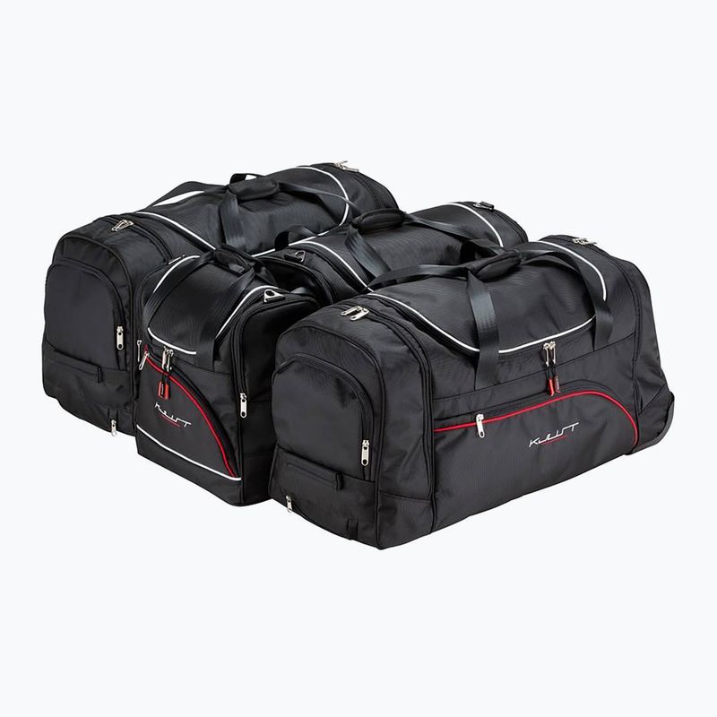 KJUST Set di borse per bagagliaio Citroen C4 Suv 2020+ 4 pezzi nero
