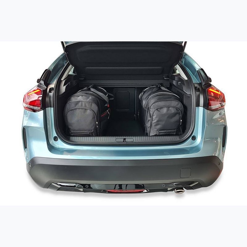 KJUST Set di borse per bagagliaio Citroen C4 Suv 2020+ 4 pezzi nero 19