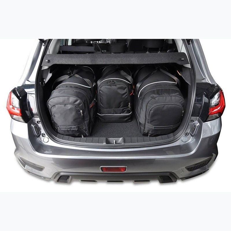 KJUST Set di borse per bagagliaio Mitsubishi Asx 2010-2021 4 pezzi nero 6