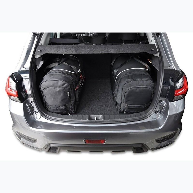 KJUST Set di borse per bagagliaio Mitsubishi Asx 2010-2021 4 pezzi nero 7