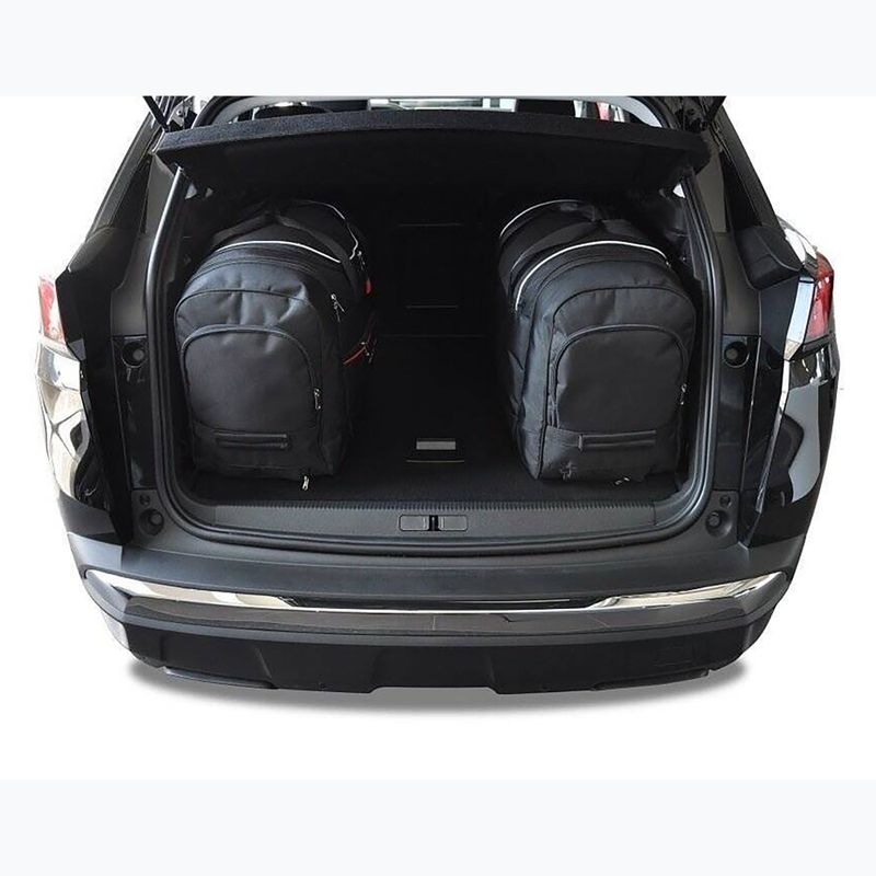 Set di borse KJUST per Peugeot 3008 Hybrid Phev 2019+ 4 pezzi nero. 15