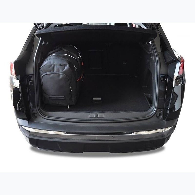 Set di borse KJUST per Peugeot 3008 Hybrid Phev 2019+ 4 pezzi nero. 16
