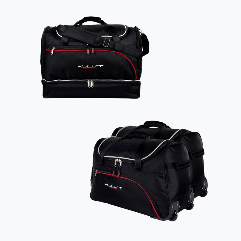 KJUST Peugeot 2008 set di borse 2019+ 3 pezzi nero.