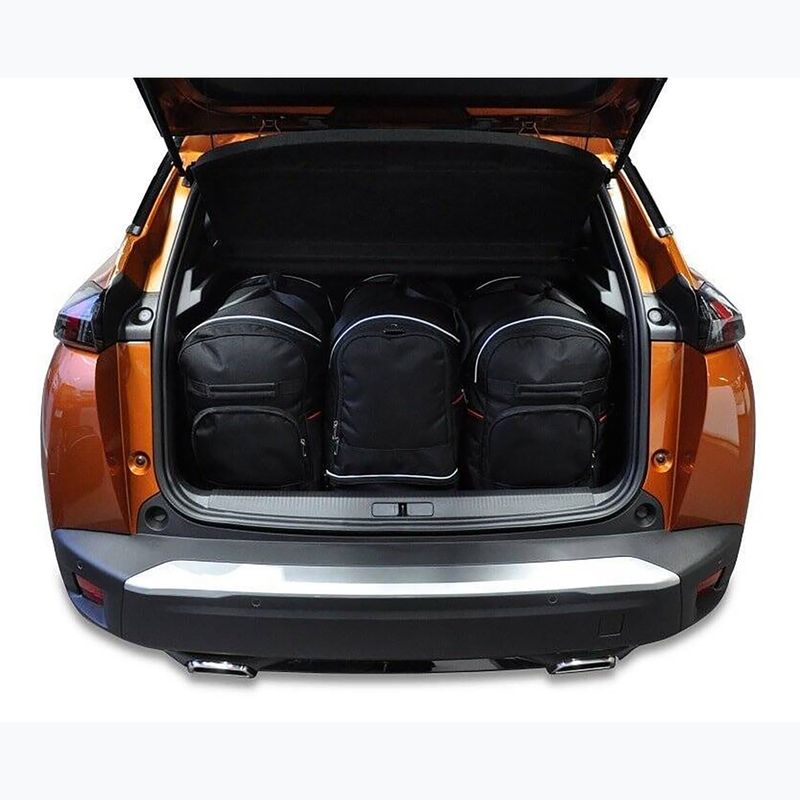 KJUST Peugeot 2008 set di borse 2019+ 3 pezzi nero. 10