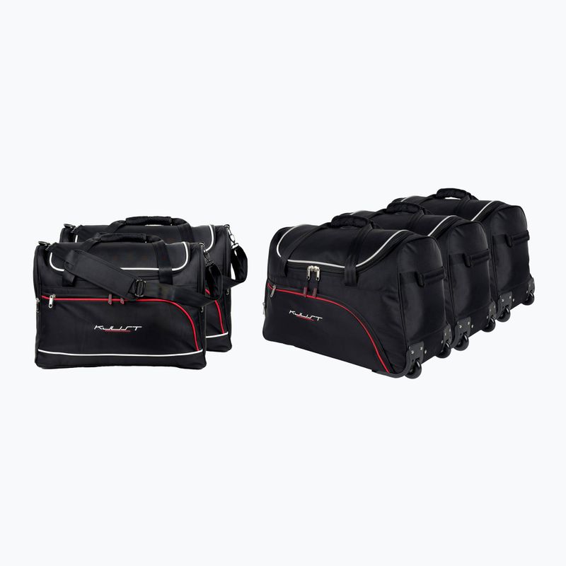 Set di borse portabagagli KJUST Citroen Berlingo M 2018+ 5 pezzi nero