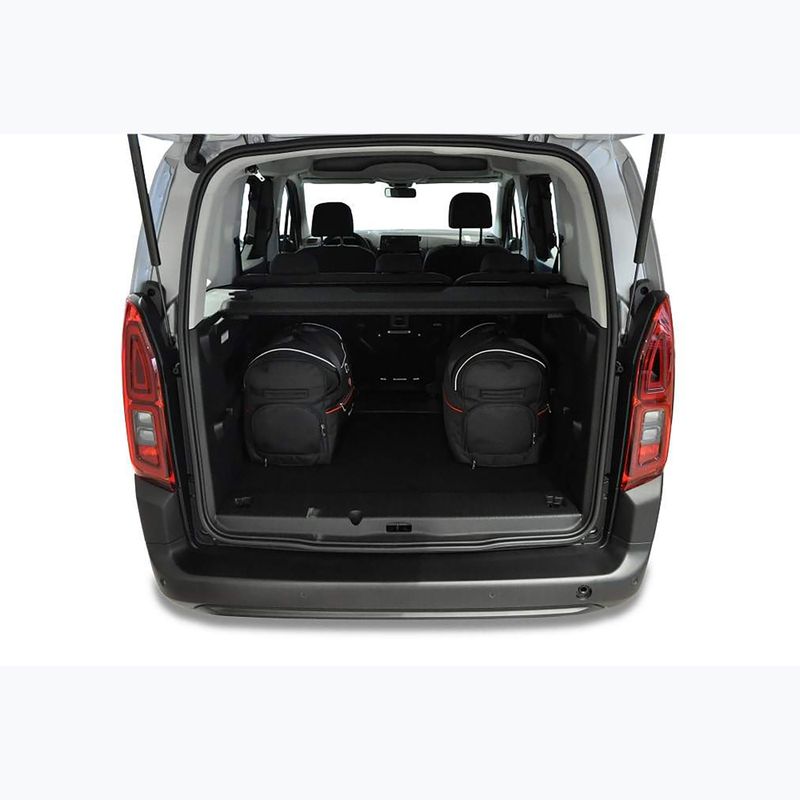 Set di borse portabagagli KJUST Citroen Berlingo M 2018+ 5 pezzi nero 15