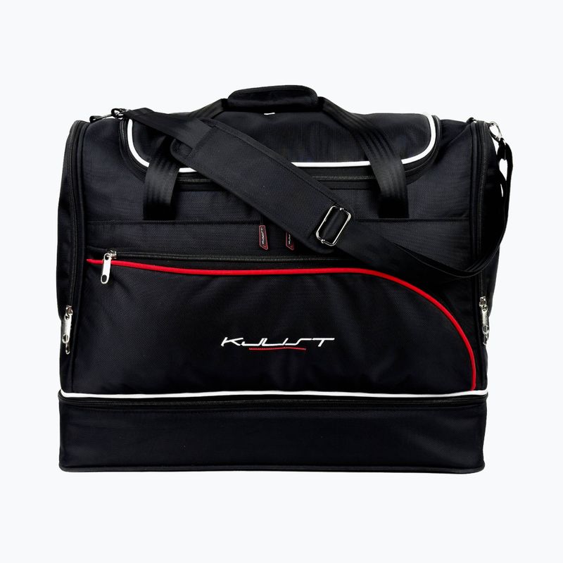 KJUST Set di borse per bagagliaio Citroen C3 Aircross 2017+ 3 pezzi nero 2