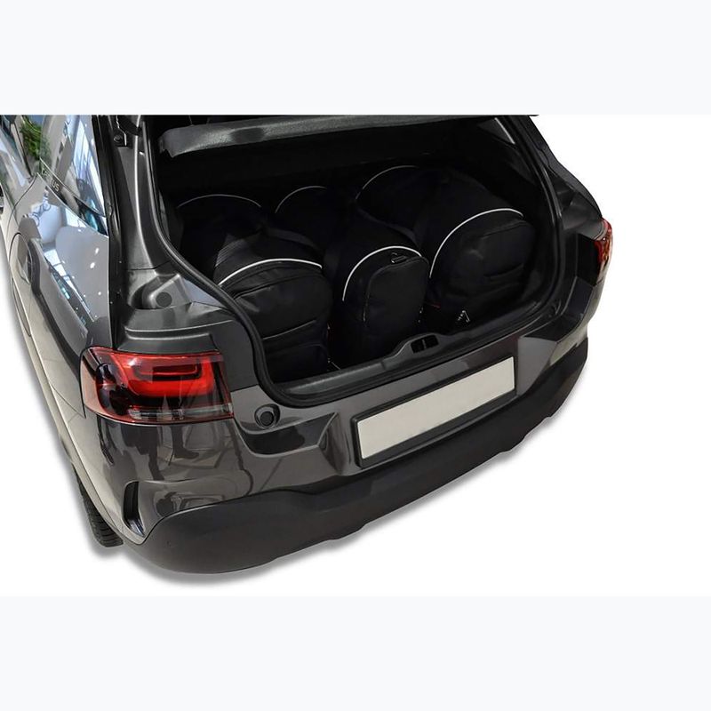 KJUST set borsa bagagliaio Citroen C4 Cactus 2017-2021 3 pezzi nero 14