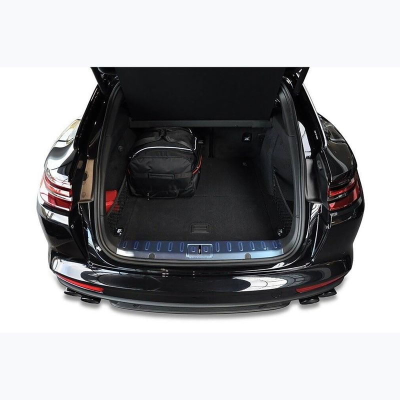 KJUST Porsche Panamera St 2017+ set di borse portabagagli 4 pezzi nero. 15