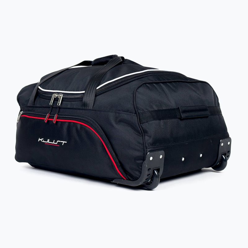 KJUST Porsche Panamera 2016+ 4 set di borse per il bagaglio nero 3