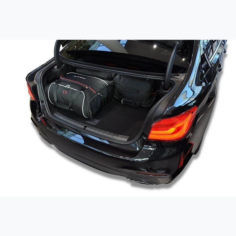 KJUST BMW 5 Limousine Phev set borsa bagagliaio 2020-2023 4 pezzi nero 14