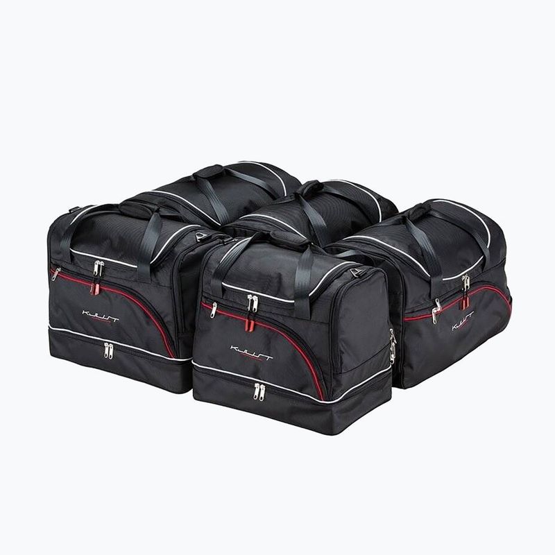 Set di borse portabagagli KJUST Renault Megane Grandcoupe 2016+ 5 pezzi nero.