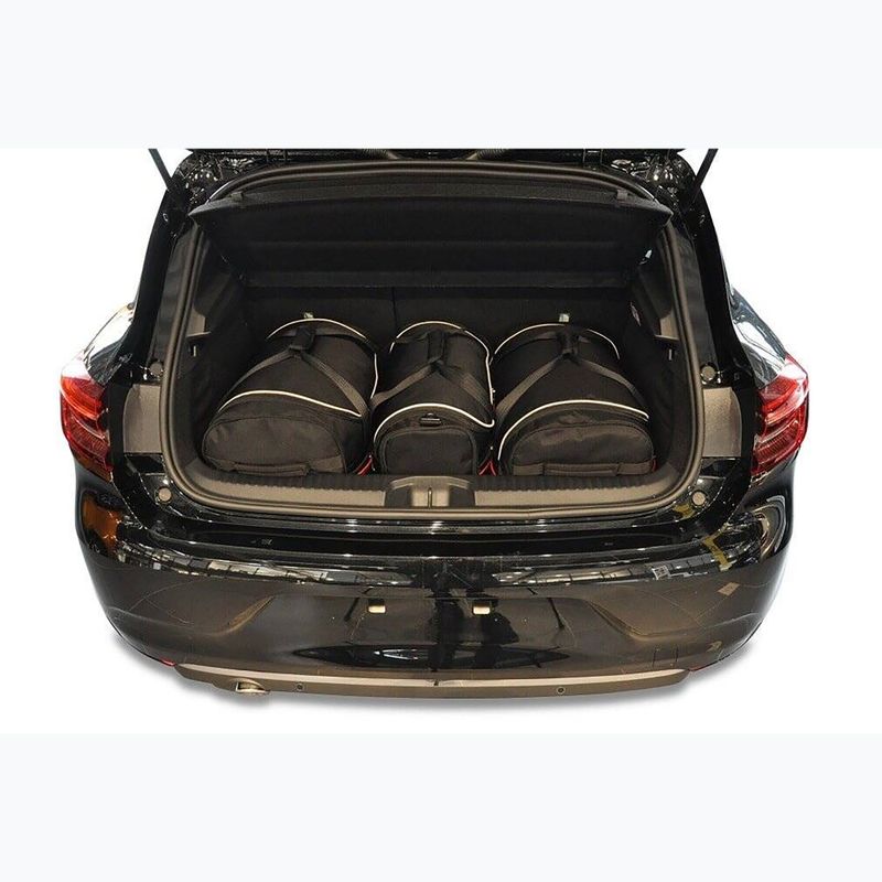 KJUST Renault Clio Hatchback Set di borse da bagagliaio 2019+ 3 pezzi nero. 9