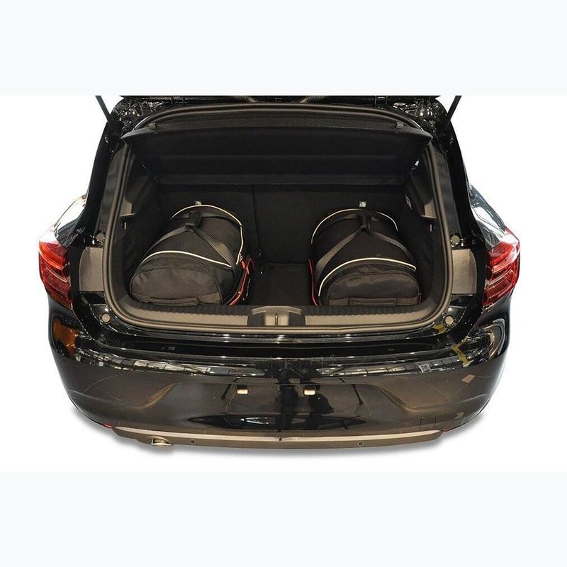 KJUST Renault Clio Hatchback Set di borse da bagagliaio 2019+ 3 pezzi nero. 10