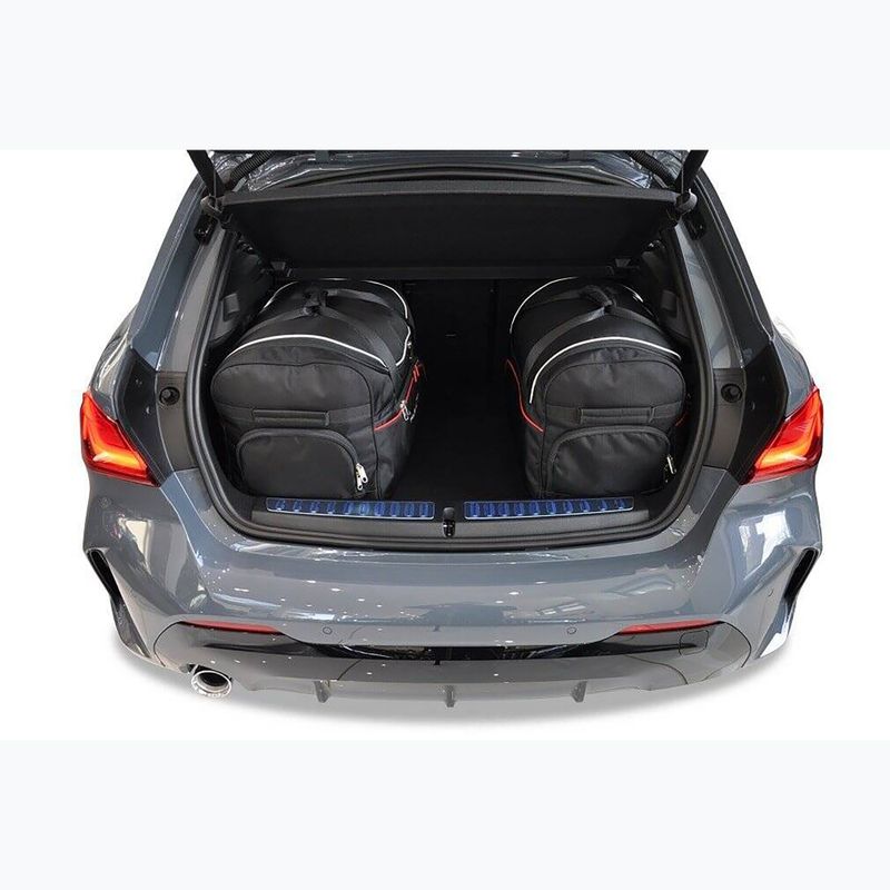KJUST BMW 1 Hatchback set di borse per il bagagliaio 2019+ 3 pezzi nero 11
