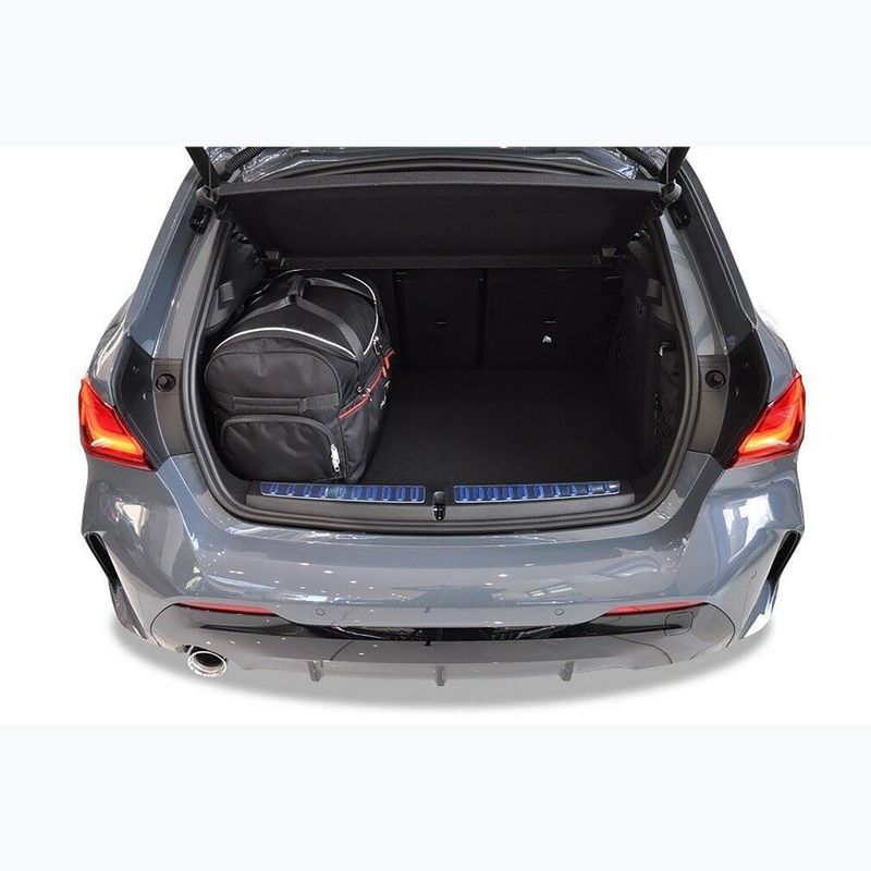 KJUST BMW 1 Hatchback set di borse per il bagagliaio 2019+ 3 pezzi nero 12