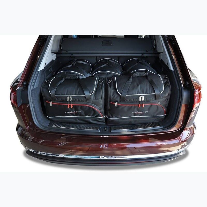 KJUST Volkswagen Touareg 2018+ set di borse portabagagli 5 pezzi nero. 16