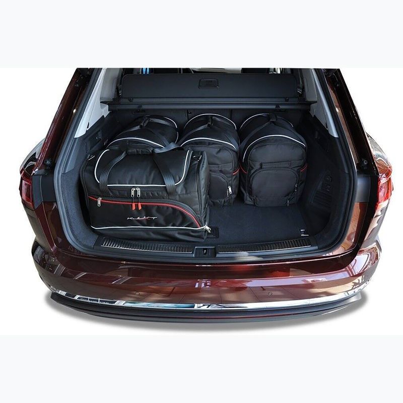 KJUST Volkswagen Touareg 2018+ set di borse portabagagli 5 pezzi nero. 17