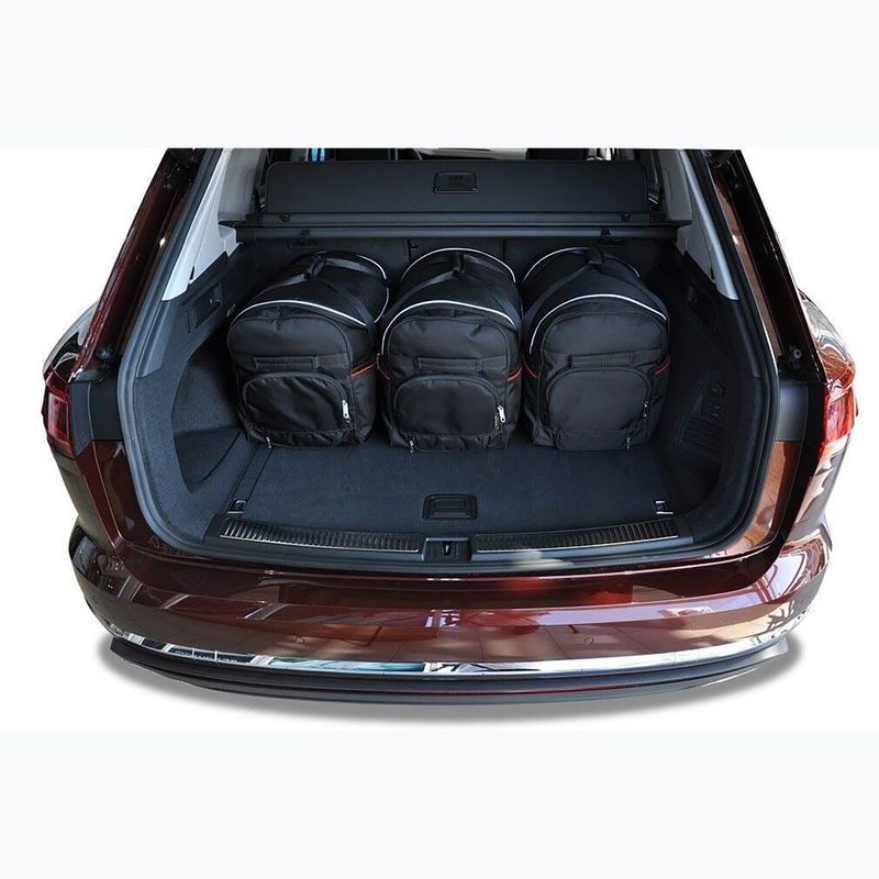 KJUST Volkswagen Touareg 2018+ set di borse portabagagli 5 pezzi nero. 18