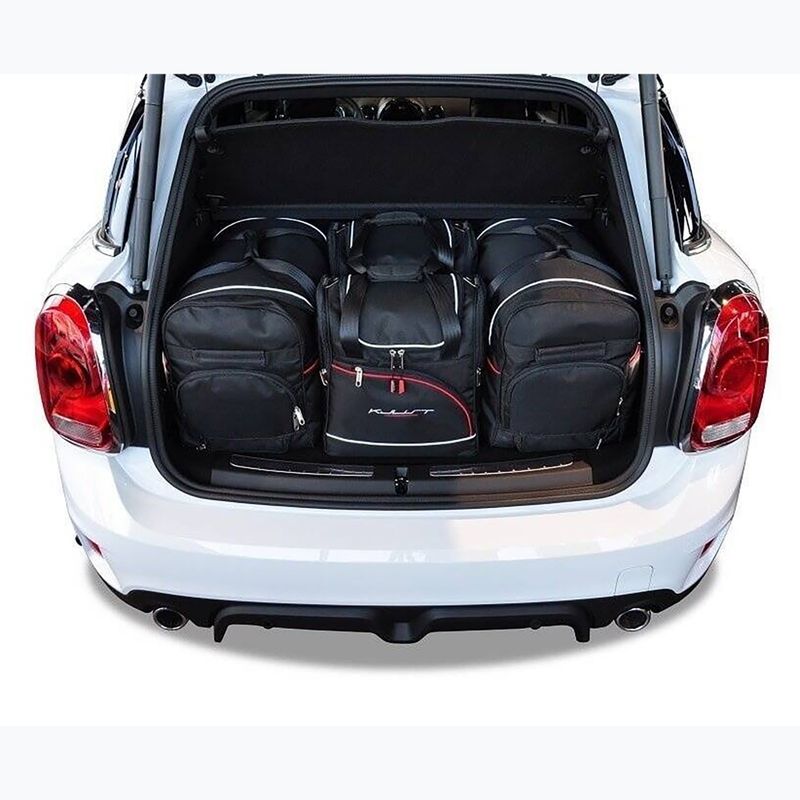 KJUST Mini Countryman Plug-In Hybrid 2017-2023 set di borse portabagagli 4 pezzi nero. 12