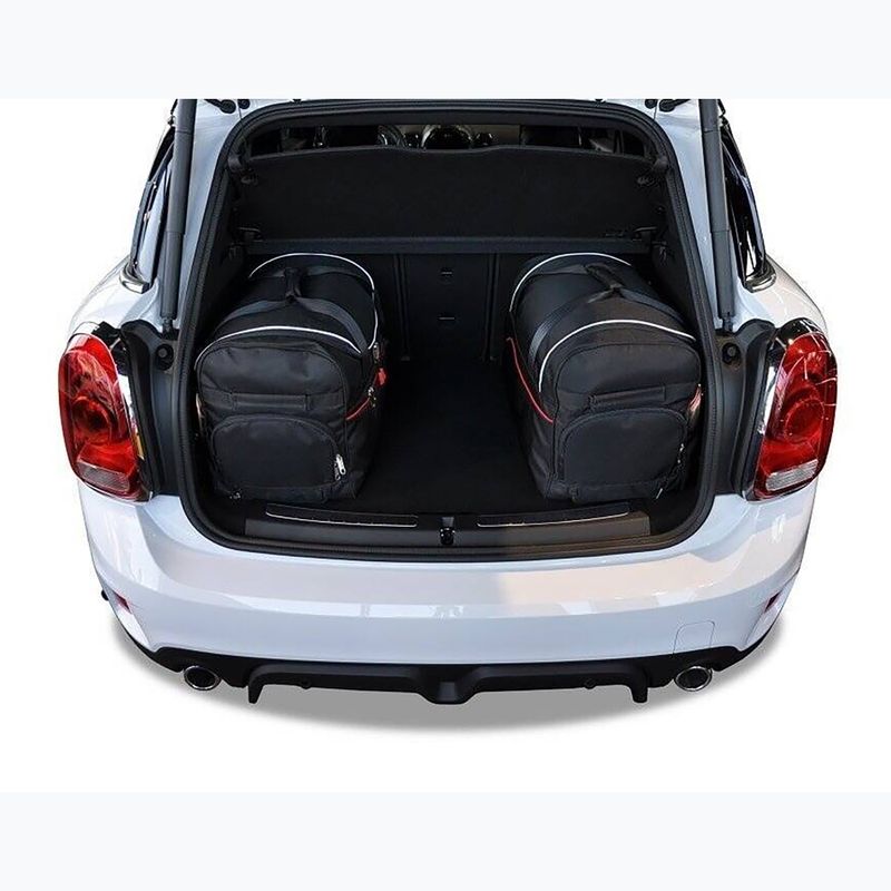 KJUST Mini Countryman Plug-In Hybrid 2017-2023 set di borse portabagagli 4 pezzi nero. 14