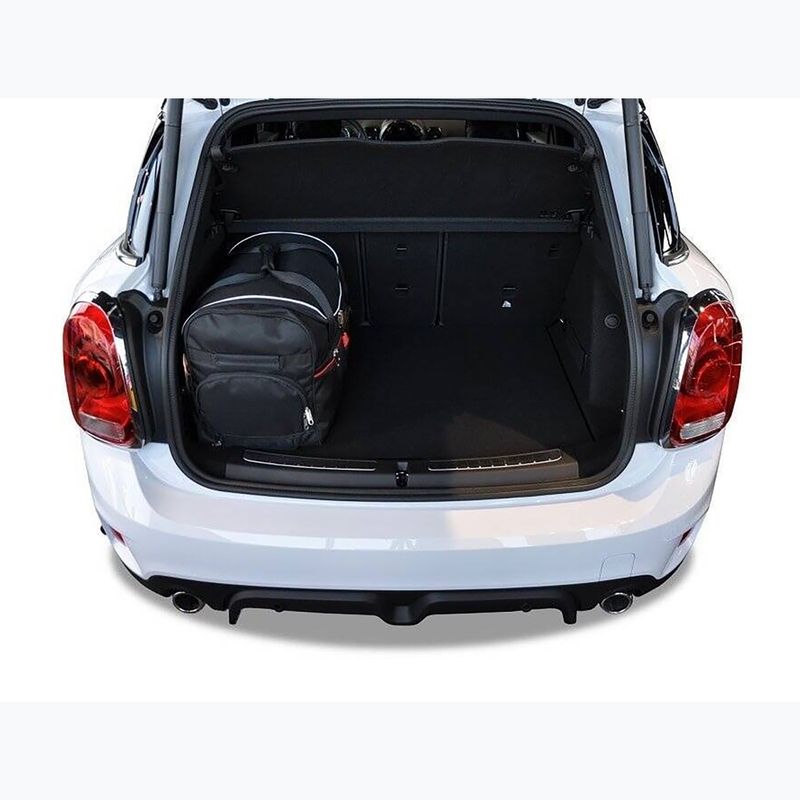 KJUST Mini Countryman Plug-In Hybrid 2017-2023 set di borse portabagagli 4 pezzi nero. 15