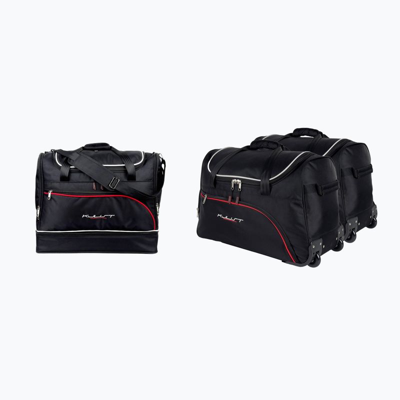 Set di borse portabagagli KJUST Dacia Sandero 2021+ 3 pezzi nero