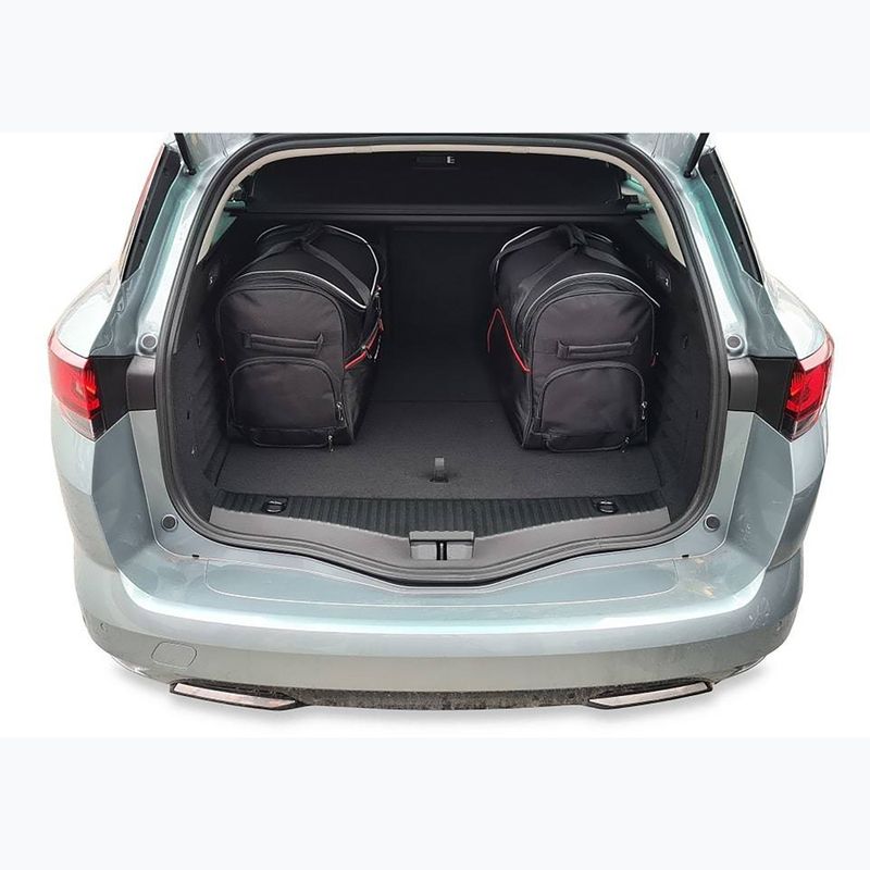 KJUST Renault Megane Grandtour Plug-In Hybrid 2020+ set di borse da bagagliaio 5 pezzi nero. 14
