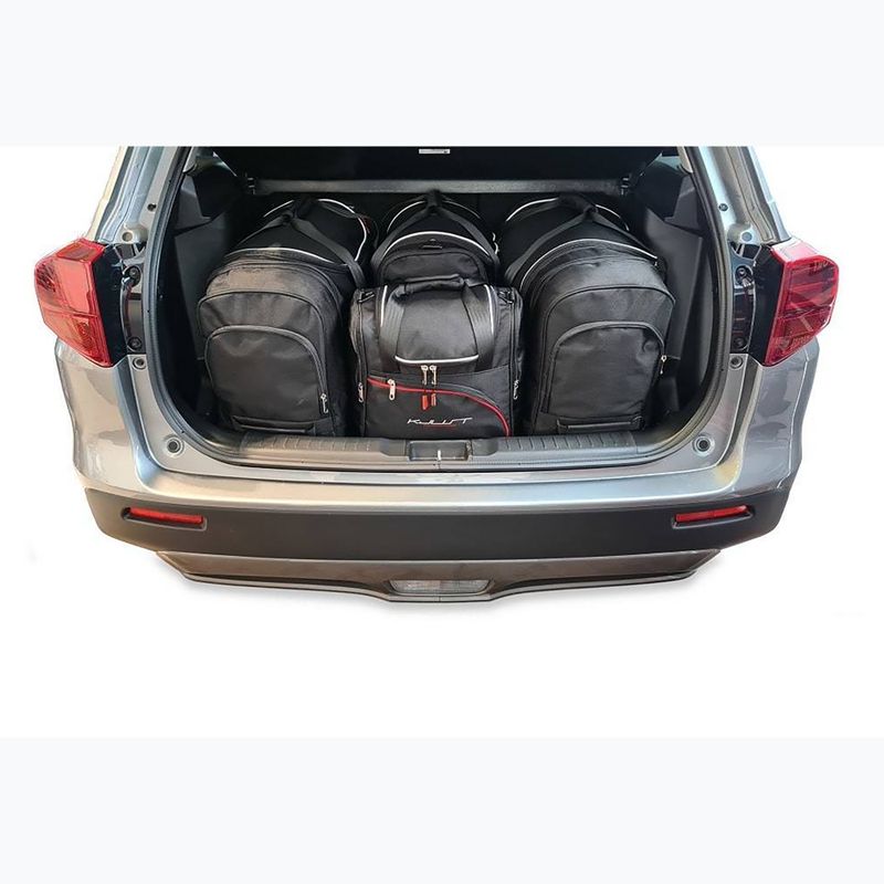 KJUST Suzuki Vitara 2015-2020 set di borse portabagagli 4 pezzi nero. 17
