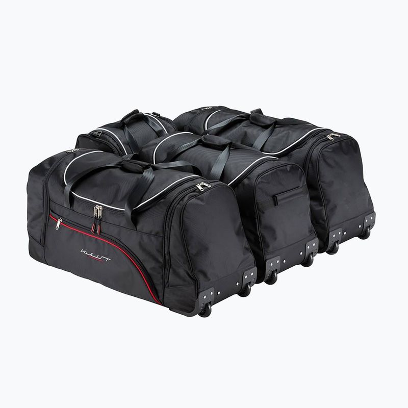 KJUST Toyota Corolla Touring Sports 2019+ set di 4 borse per bagagli nero. 2