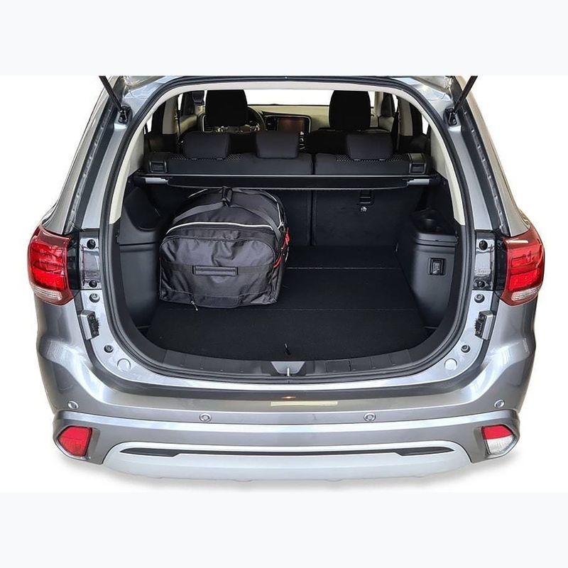 KJUST Mitsubishi Outlander Phev 2014-2022 set di borse portabagagli 4 pezzi nero. 14