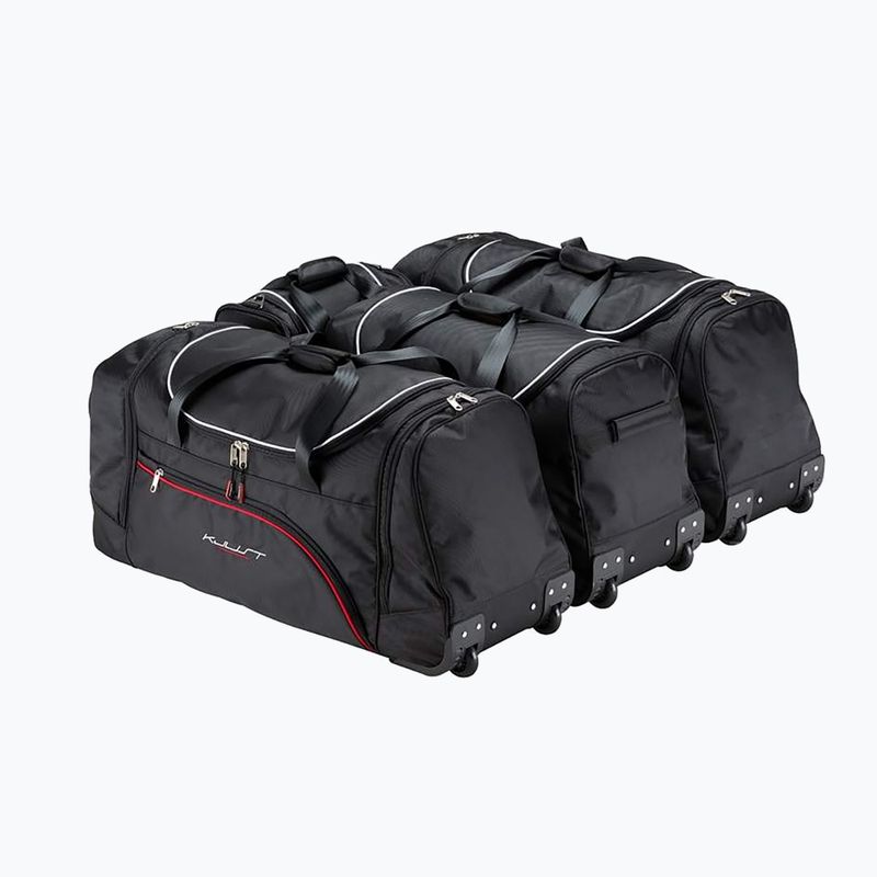 KJUST Porsche Cayenne Coupe Phev set di borse per bagagliaio 2020+ 4 pezzi nero. 2