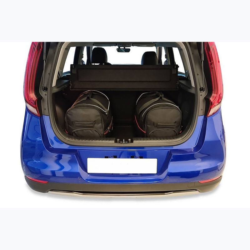 KJUST Kia E-Soul 2020+ set di borse per il bagaglio 3 pezzi nero 11