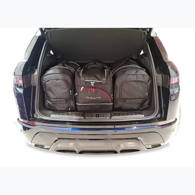 KJUST Land Rover Range Rover Evoque 2019+ Set di 4 borse da viaggio nere. 13