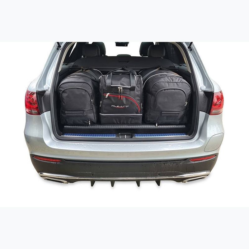 KJUST Mercedes-Benz Glc Phev set di borse portapacchi 2019-2022 4 pezzi nero. 12