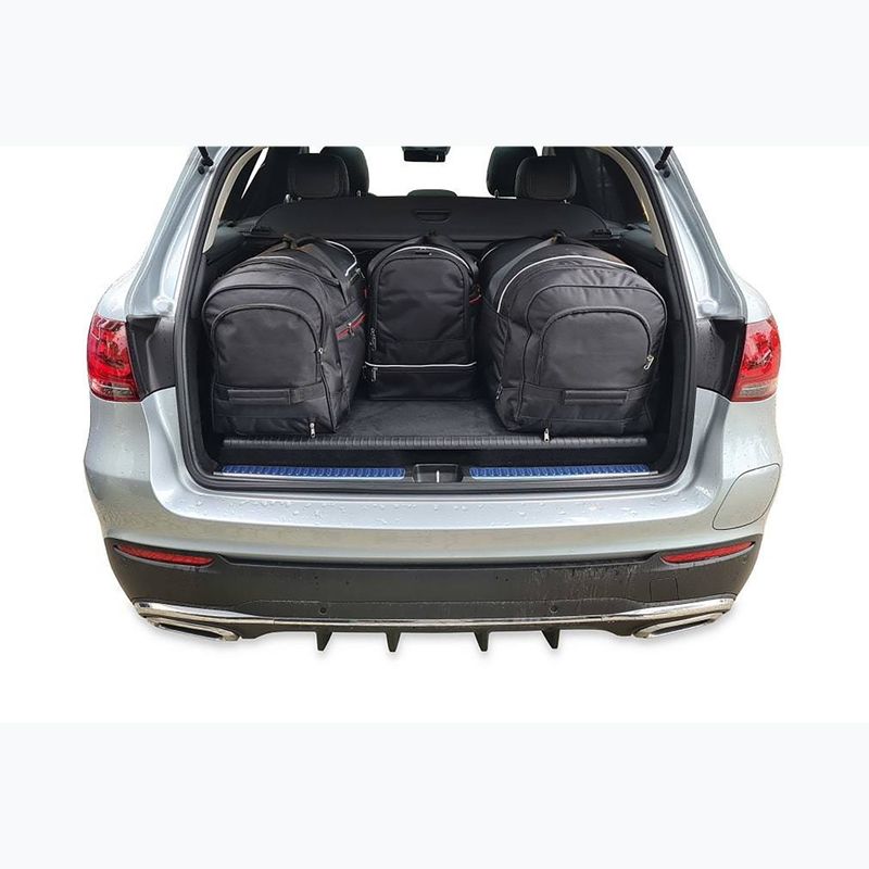 KJUST Mercedes-Benz Glc Phev set di borse portapacchi 2019-2022 4 pezzi nero. 13