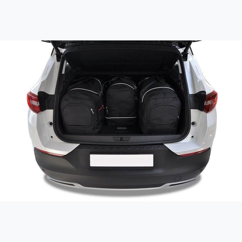 KJUST Set di borse portabagagli Opel Grandland X Phev 2019+ 4 pezzi nero. 13