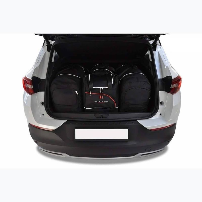 KJUST Set di borse portabagagli Opel Grandland X Phev 2019+ 4 pezzi nero. 11