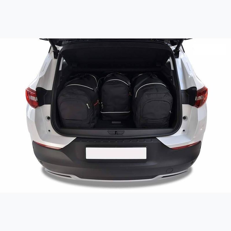 KJUST Set di borse portabagagli Opel Grandland X Phev 2019+ 4 pezzi nero. 12
